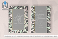 106 Foliage Frame Wedding Invitation Set