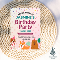 Paw-ty Time Invitation – Cute Puppies Birthday Printable