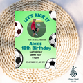 Goal! Soccer Invitation – Fun Sports Birthday Party Design