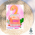 Flamingo Birthday Invitation – Tropical Party Design