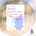 Fun Cartoon Birthday Invitation – Colourful Kids Party Design