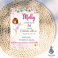 Little Dancer Invitation – Ballet Theme Birthday Design